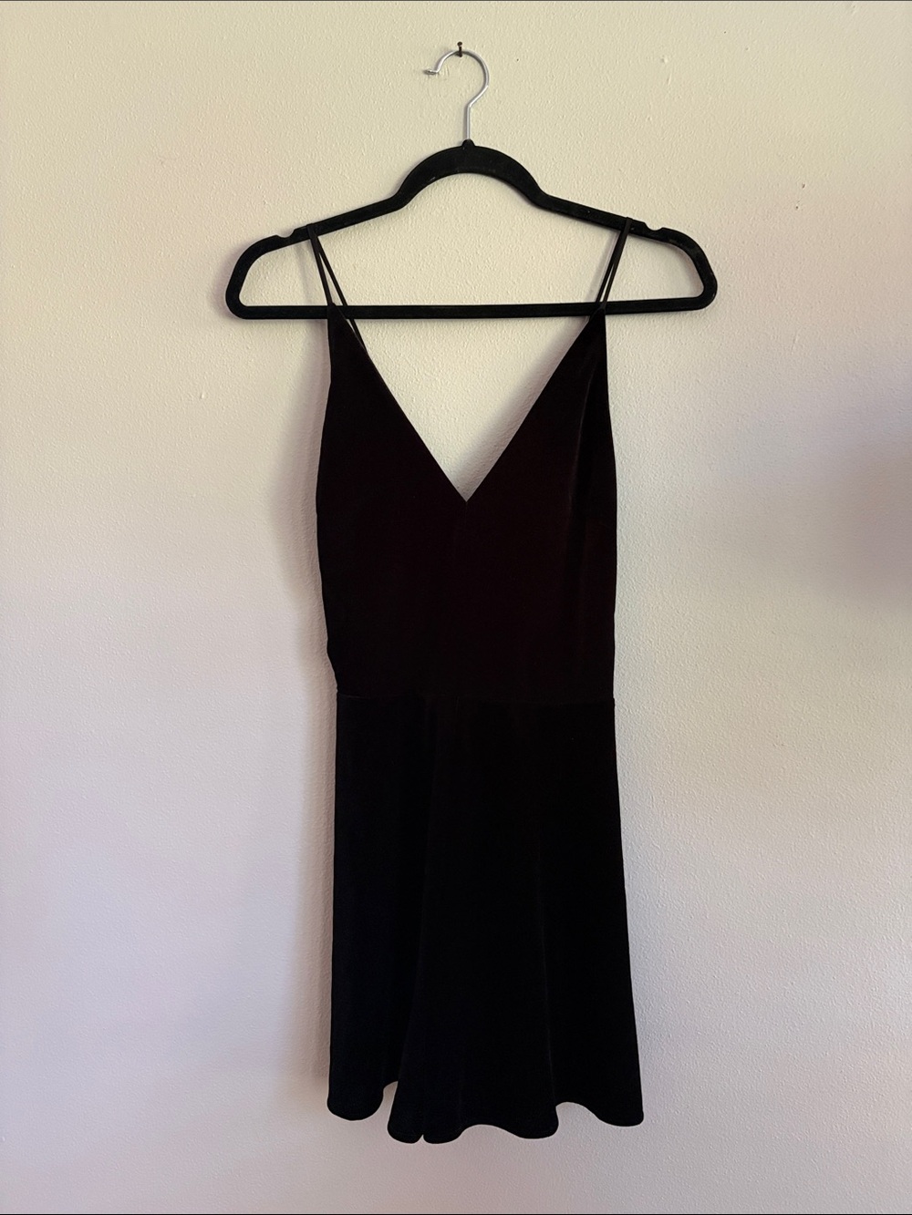 LUSH Black Velvet Romper L